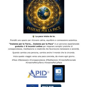 Insieme per la Terra… Insieme per la Pace